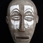 maska etniczna naścienna ceramiczna gliniana