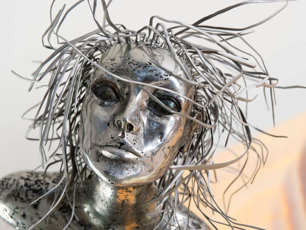 rzeźba z metalu Dariusz Fluder